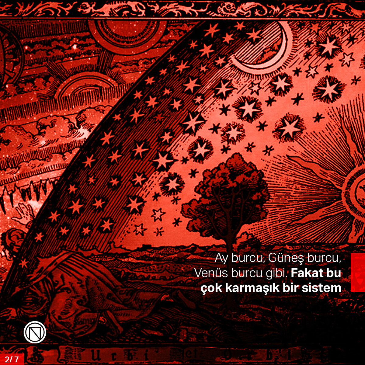 Ay burcu, Güneş burcu, Venüs burcu gibi. Fakat bu çok karmaşık bir sistem