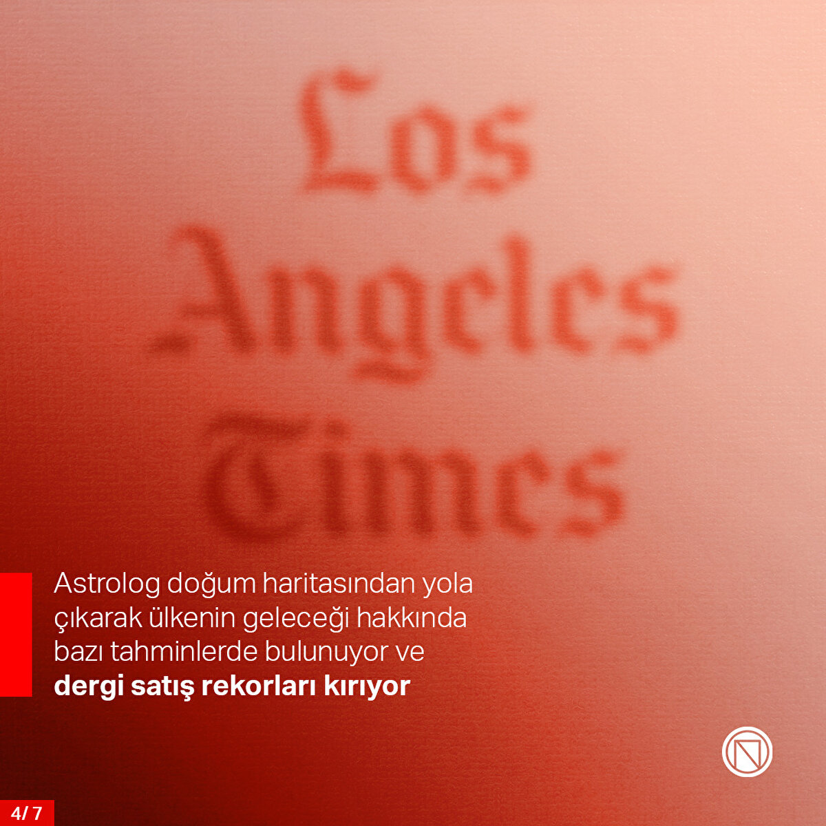 Astrolog doğum haritasından yola çıkarak ülkenin geleceği hakkında bazı tahminlerde bulunuyor ve dergi satış rekorları kırıyor