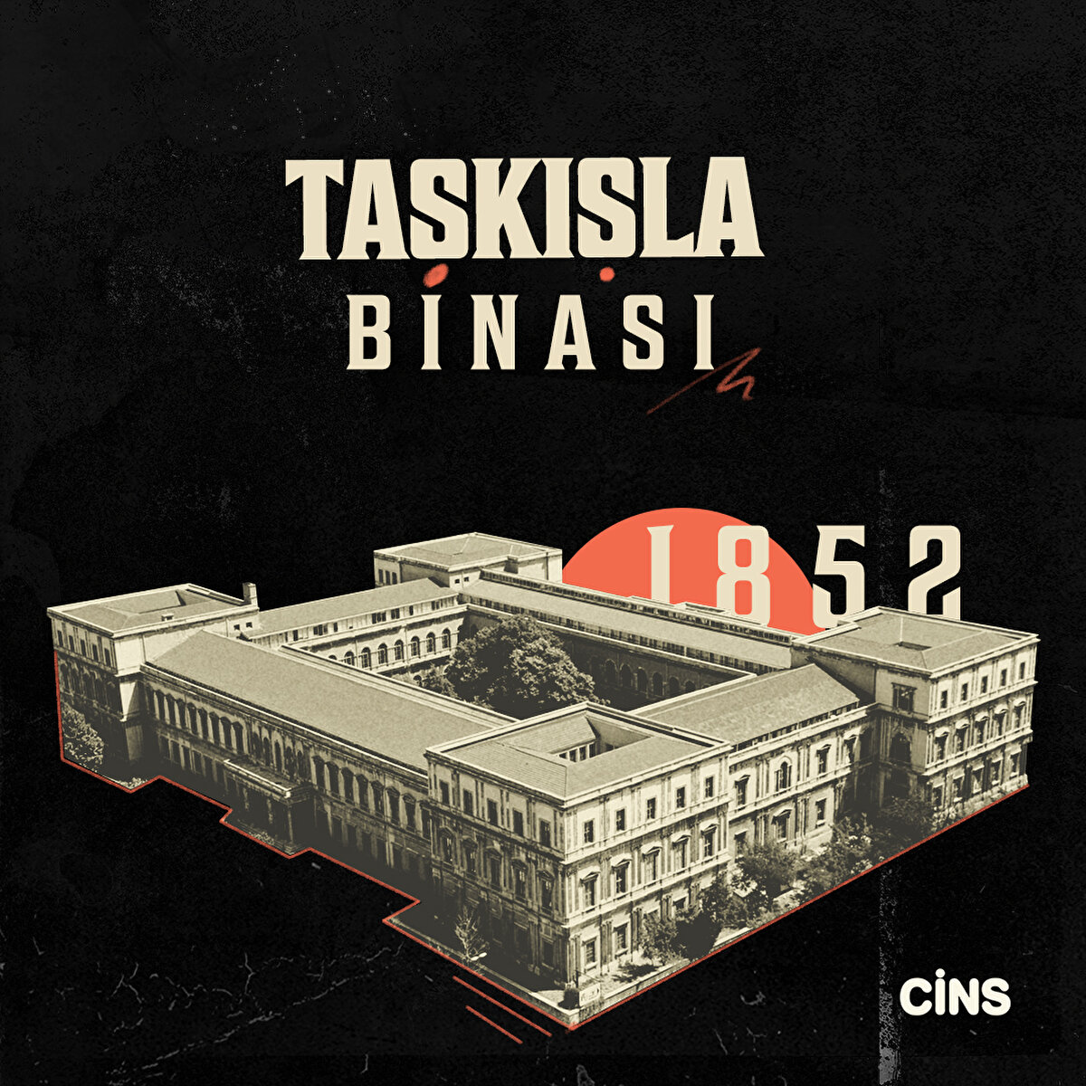 Taşkışla Binası, 1852