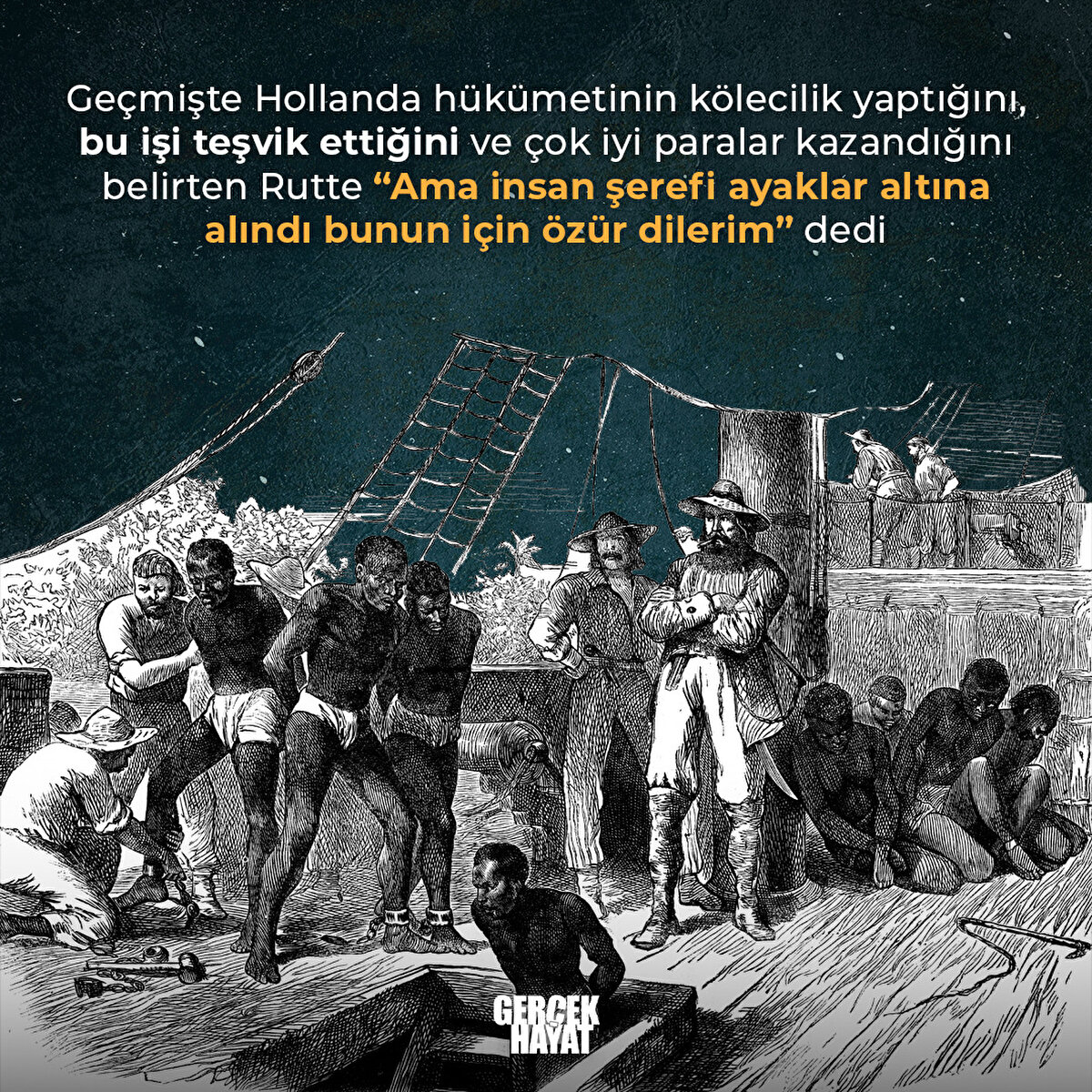 Rutte “Ama insan şerefi ayaklar altına alındı bunun için özür dilerim” dedi