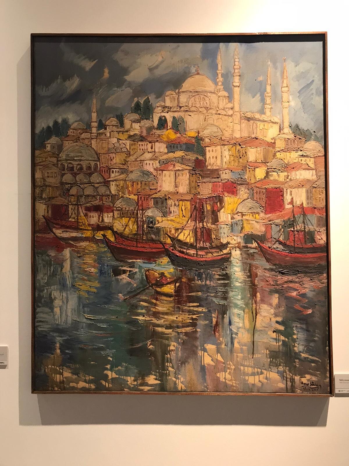 Süleymaniye, 2004. Tuval üzerine yağlı boya. 