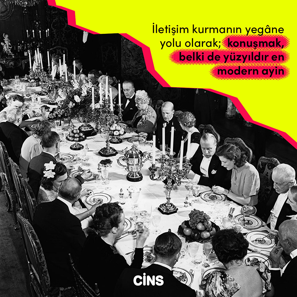 İletişim kurmanın yegâne yolu olarak; konuşmak, belki de yüzyıldır en modern ayin
