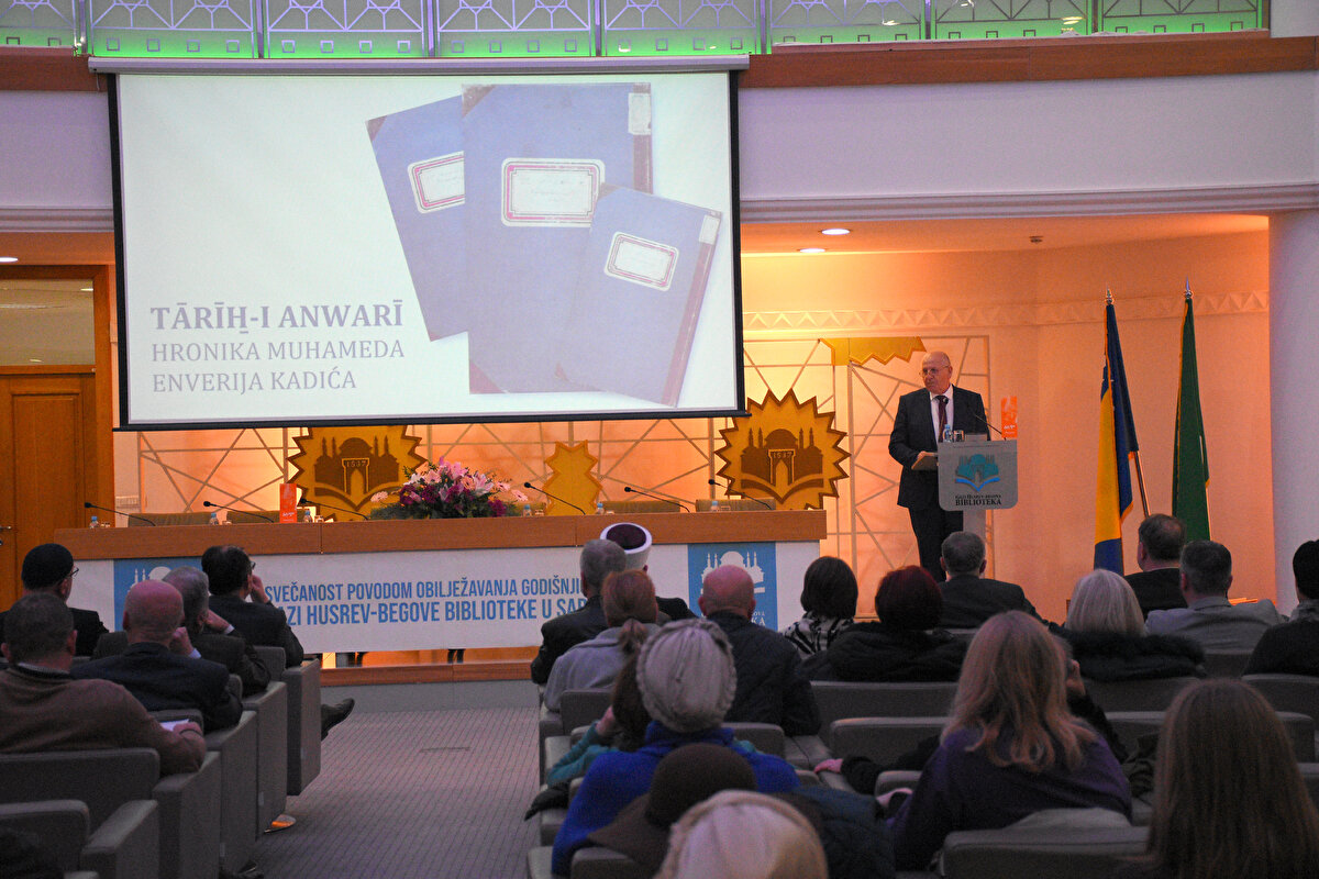 Bosna Hersek'in başkenti Saraybosna'daki tarihi Gazi Hüsrev Bey Kütüphanesinin kuruluşunun 486'ncı yılı vesilesiyle program düzenlendi.