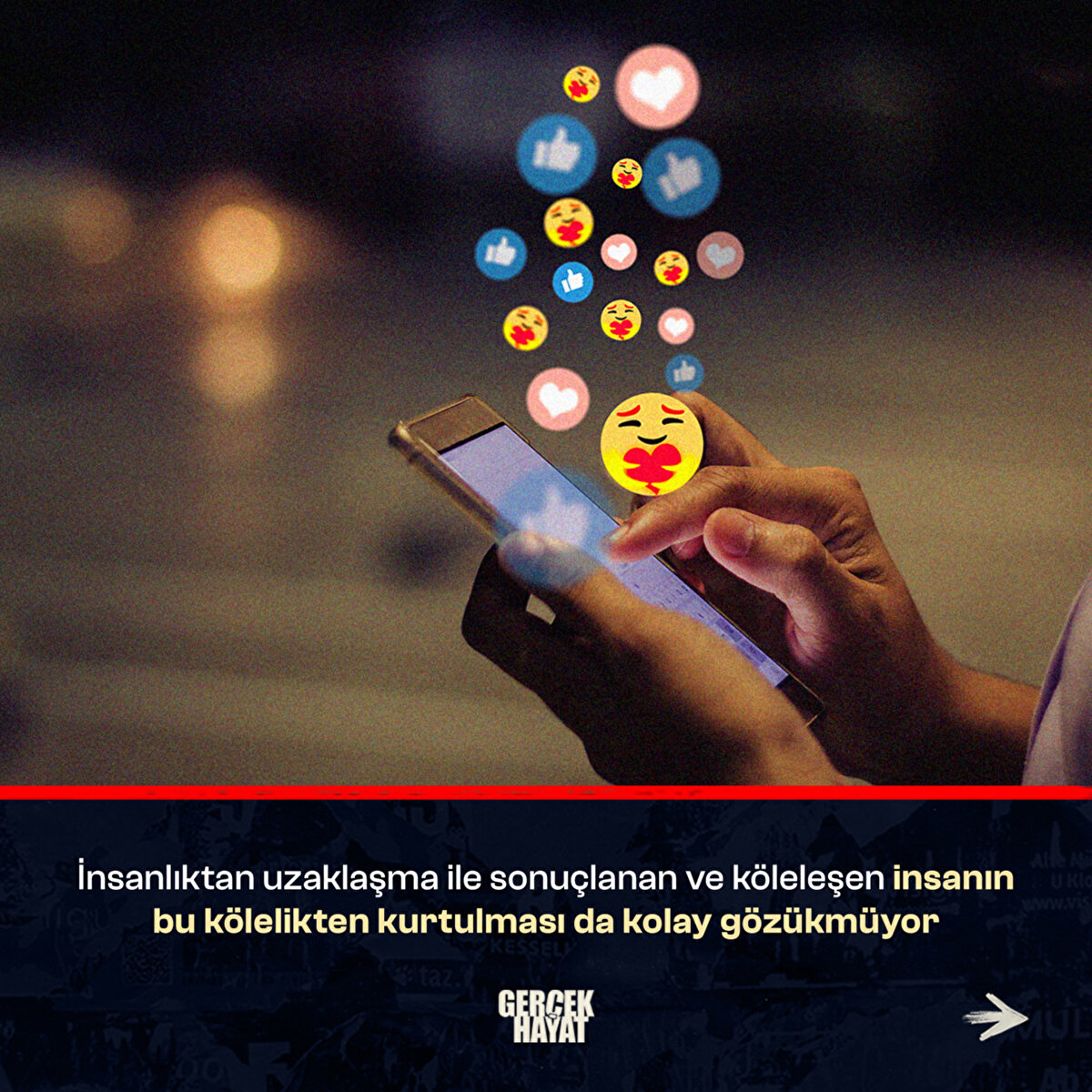 İnsanın bu kölelikten kurtulması da kolay gözükmüyor