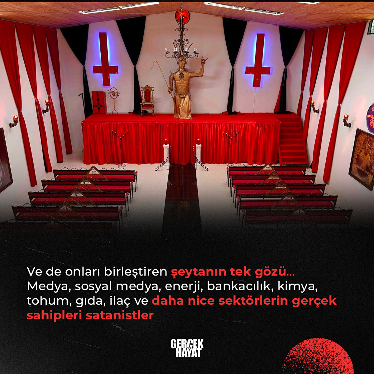 Medya, sosyal medya, enerji, bankacılık, kimya, tohum, gıda, ila&#231; ve daha nice sekt&#246;rlerin ger&#231;ek sahipleri satanistler