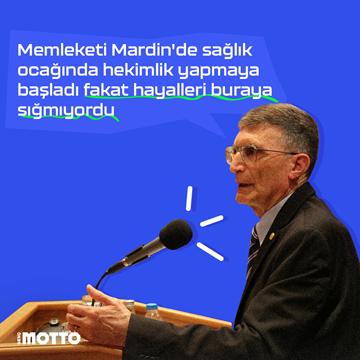 Memleketi Mardin'de
sağlık ocağında hekimlik yapmaya başladı fakat hayalleri buraya sığmıyordu