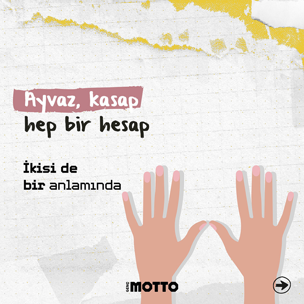 Ayvaz, kasap hep bir hesap: İkisi de bir anlamında