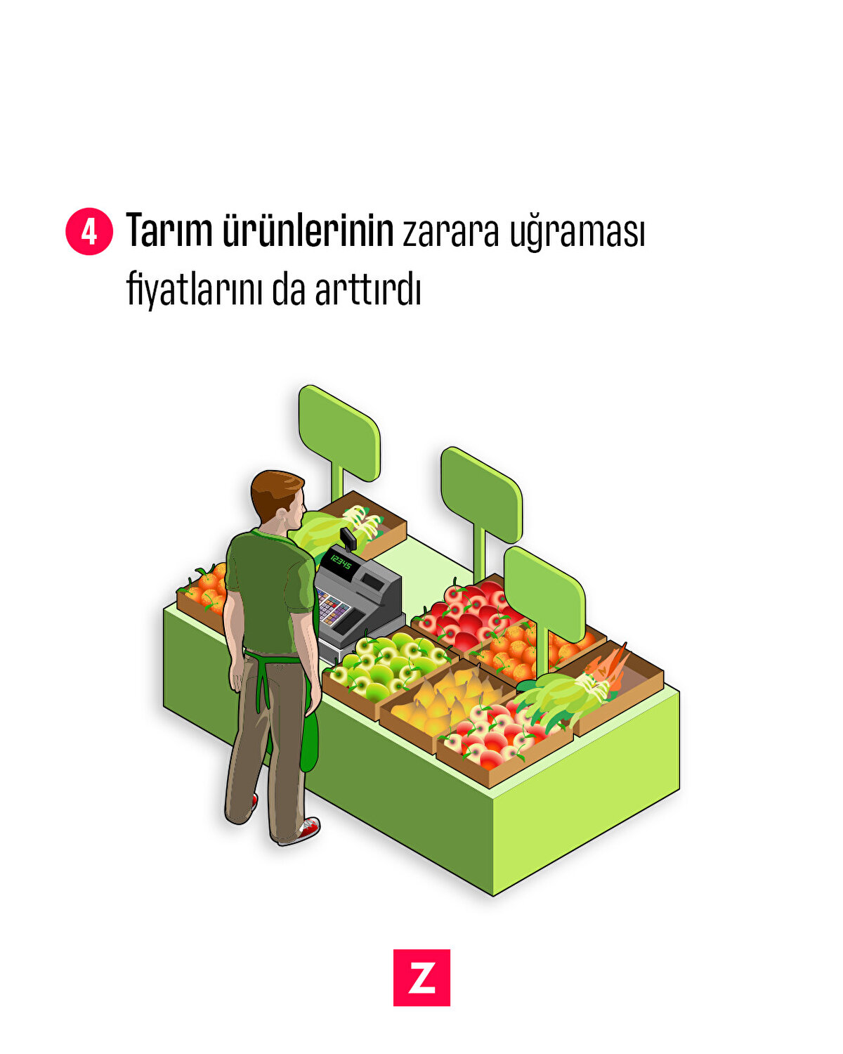-Tarım &#252;r&#252;nlerinin zarara uğraması  fiyatlarını da arttırdı