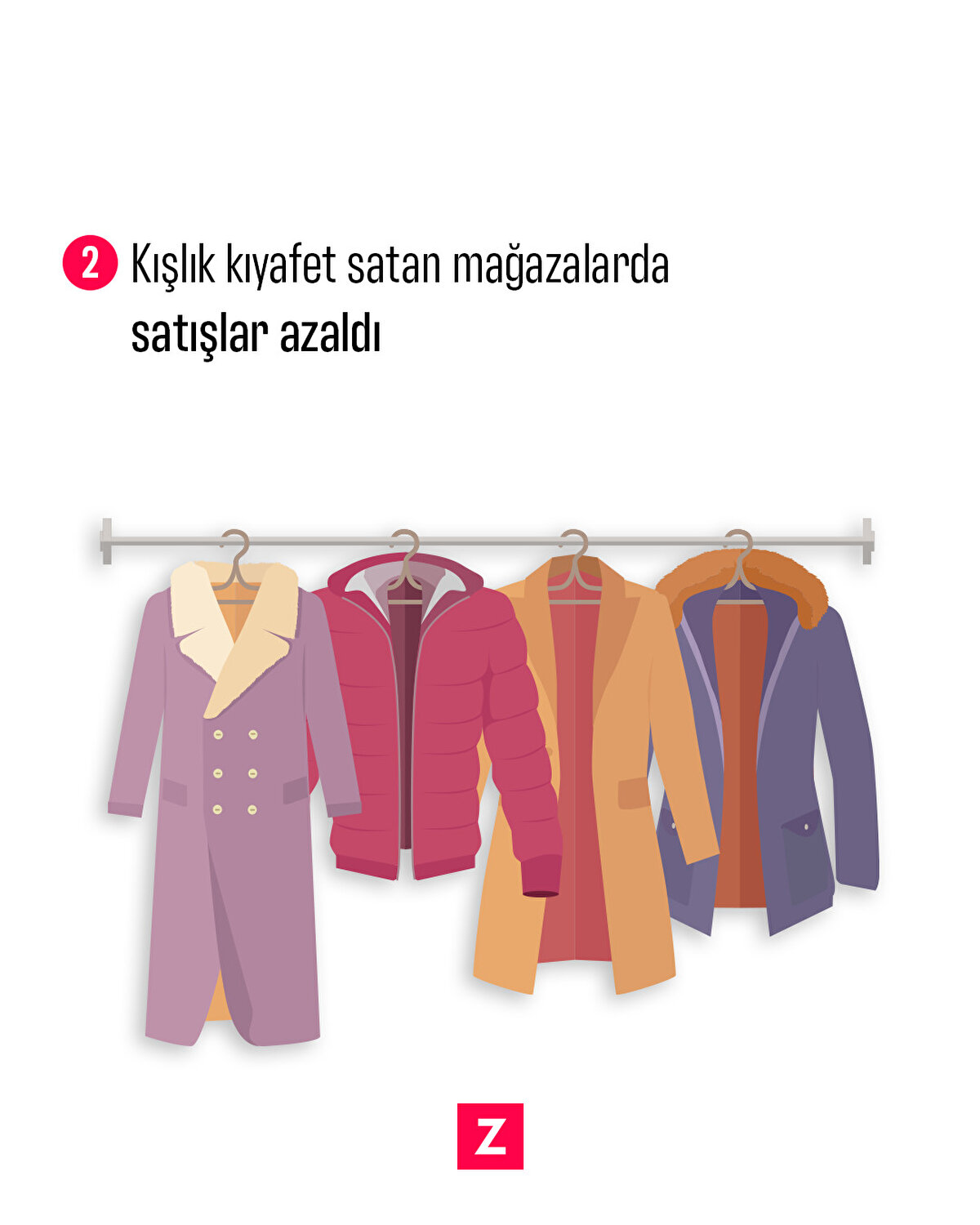 -Kışlık kıyafet satan mağazalarda satış oranı d&#252;şt&#252;