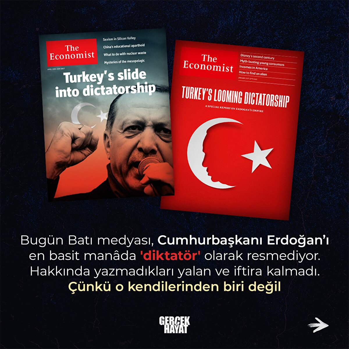 Hakkında yazmadıkları yalan ve iftira kalmadı. Çünkü o kendilerinden biri değil