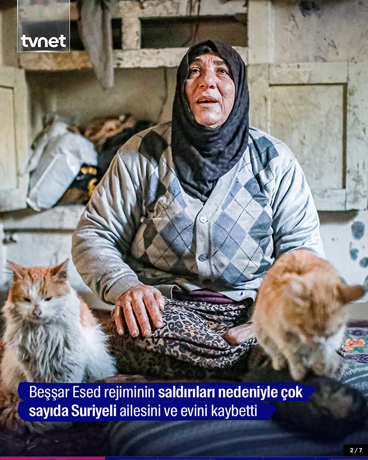 Beşşar Esed rejiminin saldırıları nedeniyle çok sayıda Suriyeli ailesini ve evini kaybetti