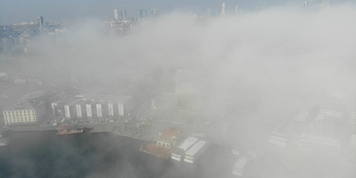 EN AZ HAVA KİRLİLİĞİ KANDİLLİ'DE!<br><br>Aynı dönemde hava kirliliğinin en az ölçüldüğü istasyon 13,1 µgm3 ile Kandilli 1 olurken, partikül madde hava kirliliği Büyükada istasyonunda 15,8 oldu. 