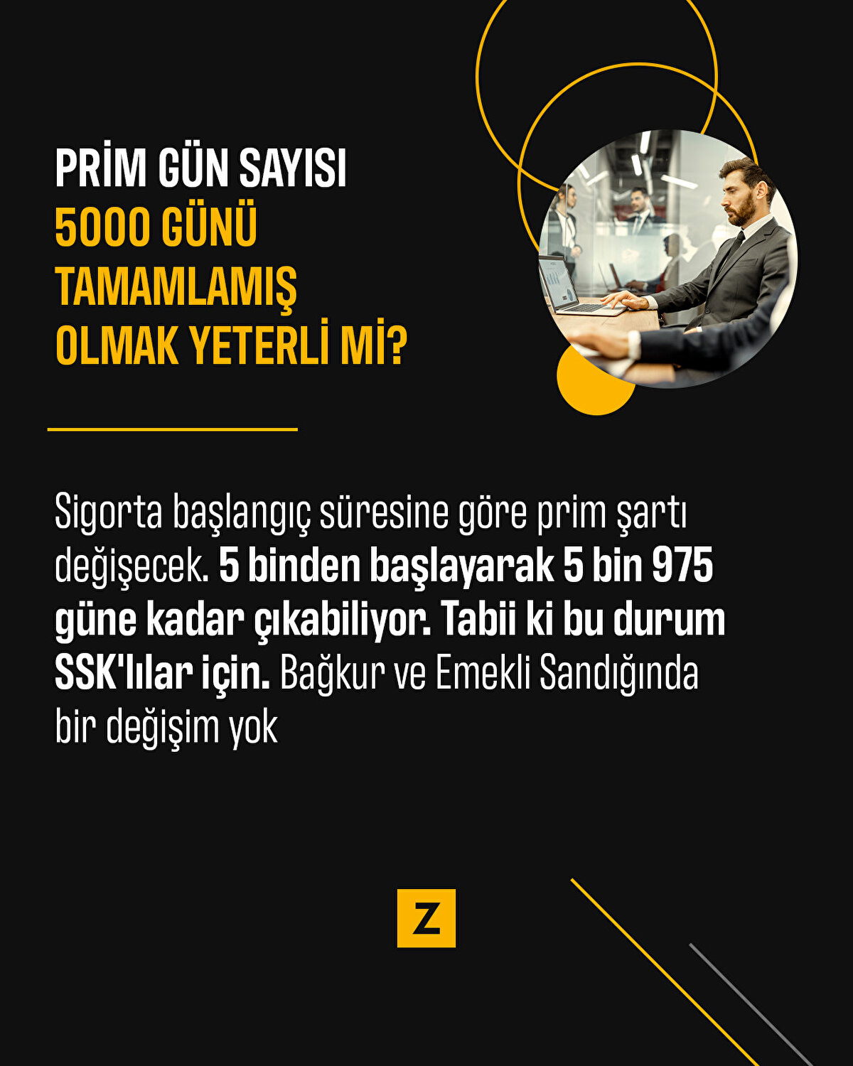 Prim gün sayısı mevzuata göre diye açıklama yapılmış . 5000 günü tamamlamış olmak yeterli değil mi?

5 bin gün prim şartı olacağı söyleniyordu ancak meclise sunulan düzenlemede kademeli prim uygulanacağı yazıyor. Buna göre sigorta başlangıç süresine göre prim şartı değişecek. 5 binden başlayarak 5 bin 975 güne kadar çıkabiliyor. Tabii ki bu durum SSK'lılar için. Bağkur ve Emekli Sandığında bir değişim yok