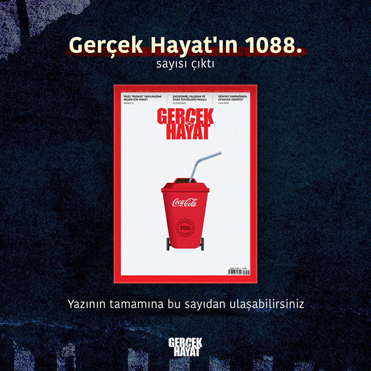 Gerçek Hayat'ın 1088. sayısı çıktı