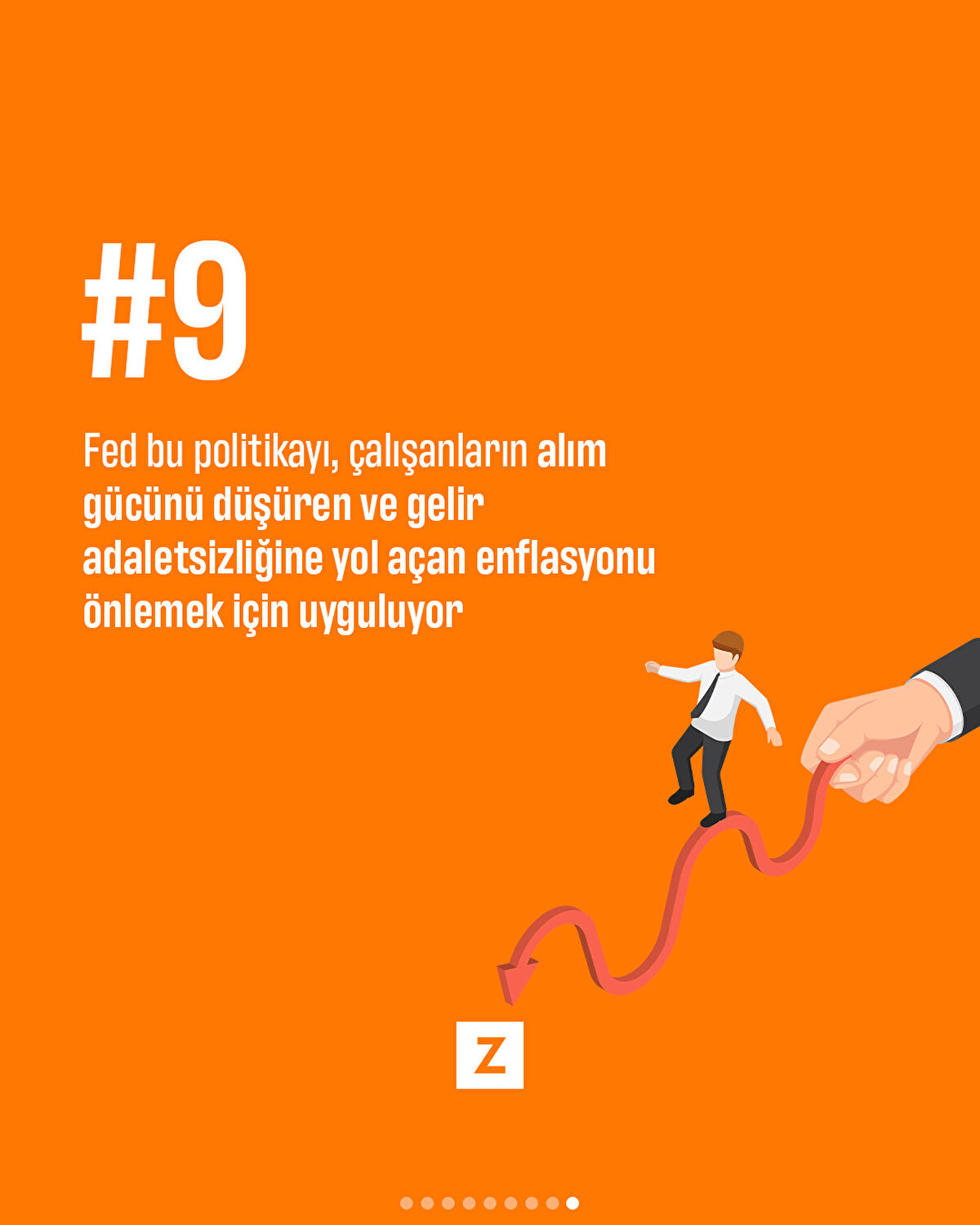 Fed bu politikayı, çalışanların alım gücünü düşüren ve gelir adaletsizliğine yol açan enflasyonu önlemek için uyguluyor