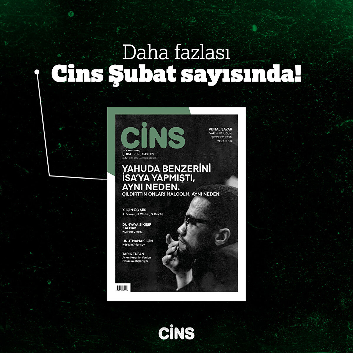 Daha fazlası Cins'in Şubat sayısında