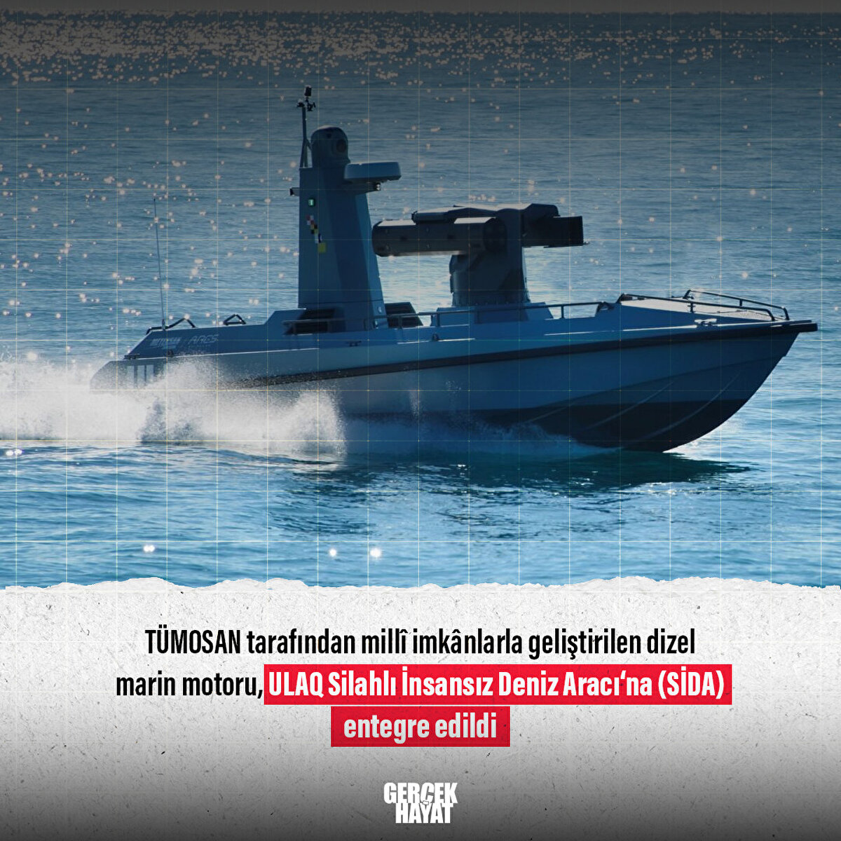 TÜMOSAN'ın geliştirdiği dizel marin motoru, ULAQ'a entegre edildi