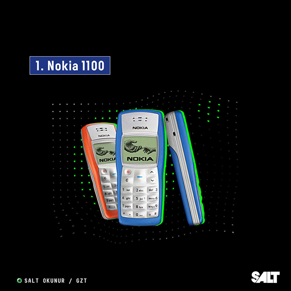 1. Nokia 1100