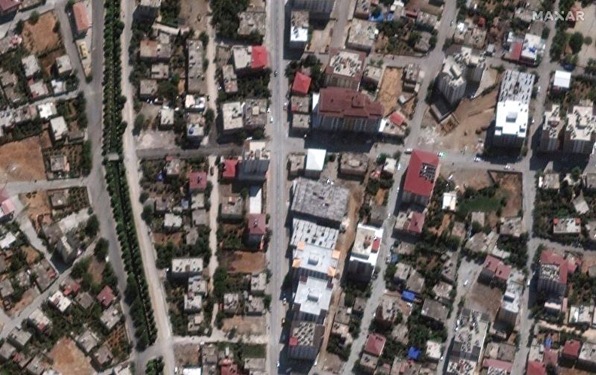Depremden önce Nurdağı'nda bir yerleşim alan