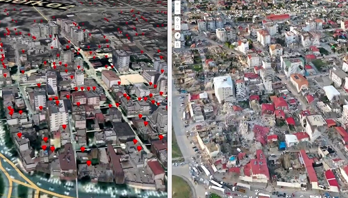 Bu çerçevede, Genelkurmay Başkanlığı tarafından sağlanan veriler ile Göktürk uydu verileri, Harita Genel Komutanlığı uçaklarından elde edilen veriler ve Aksungur İHA görüntüleri afet bölgesinde yapılan çalışmalarda aktif rol oynamıştır.