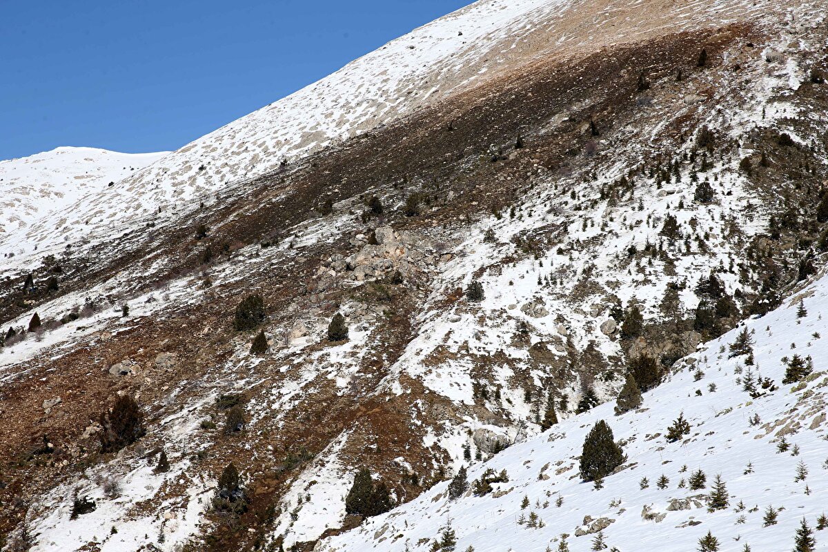 Bölgede depremler sonrası sıklıkla yaşanan kütle hareketleri oluştuğunu vurgulayan Karabacak, suyun buharlaşmasıyla karşıdan duman gibi görülen koyu rengin ise lav akışı zannedildiğini dile getirdi.<br>