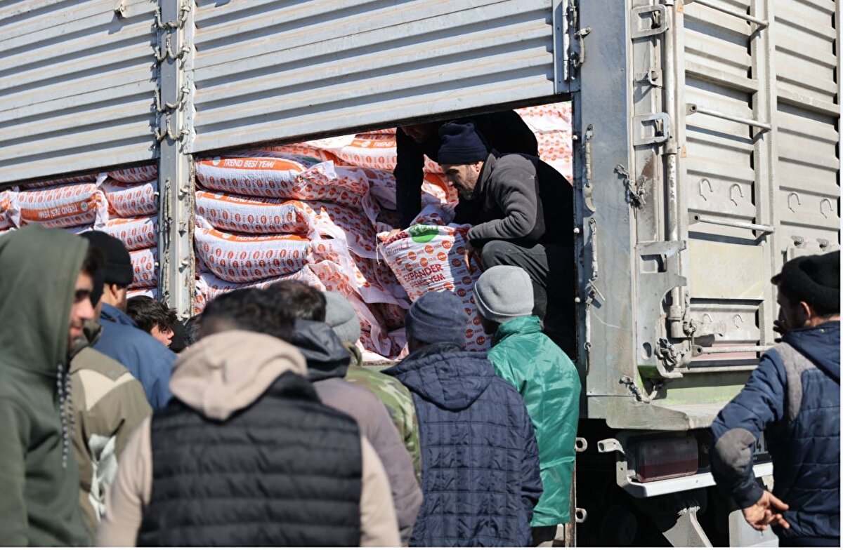 Veteriner hekimler sahada depremzedelere ait ve sahipsiz hayvanların tedavi ve kontrolünü sürdürüyor.