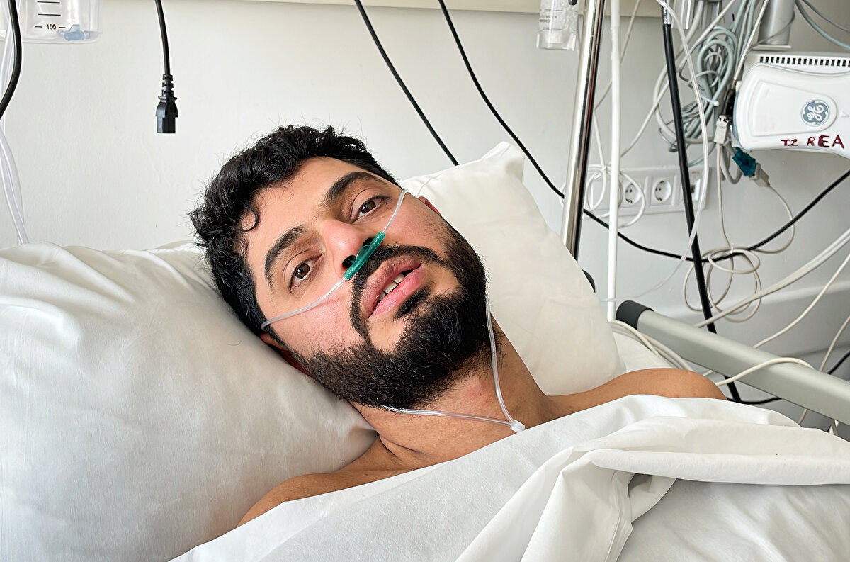 Doğum için gittiği hastanede 5 Şubat'ta saat 23.50'de kızı Almila'yı dünyaya getiren Bilge Şahinkaya Avcı (28), depremin ilk anlarında bulunduğu blokun hasar görmemesi sayesinde binadan çıkmayı başardı. Kantine su almaya giden eşi ise enkaz altında kaldı.<br>