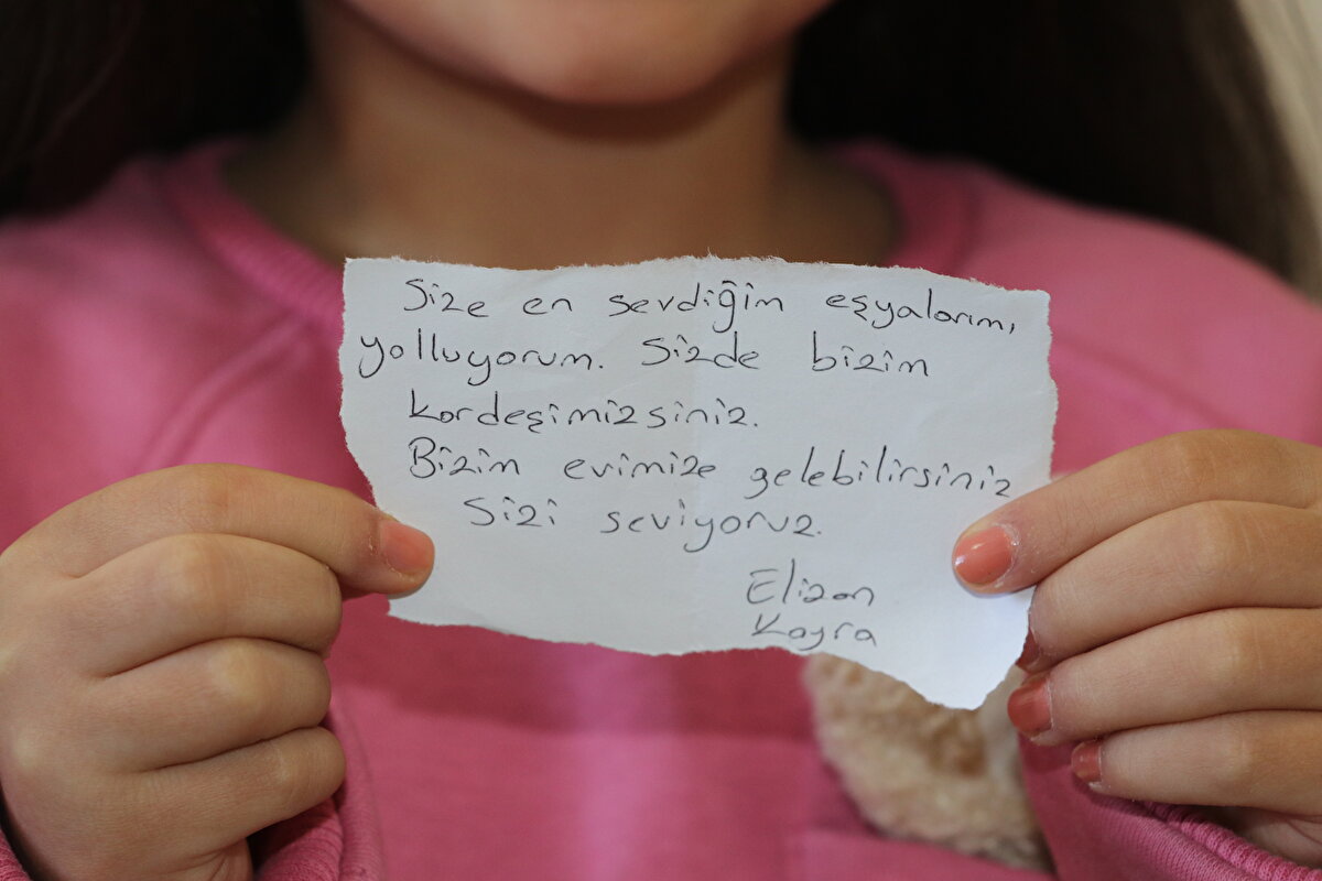 Yazdığı not ise duygulandırdı.