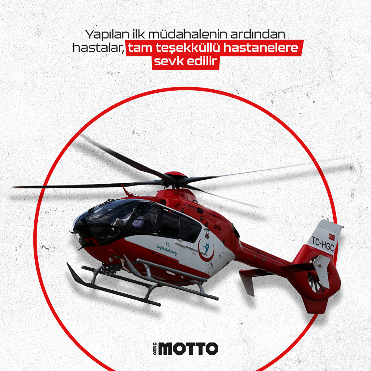 Yapılan ilk müdahalenin ardından hastalar, tam teşekküllü hastanelere sevk edilir