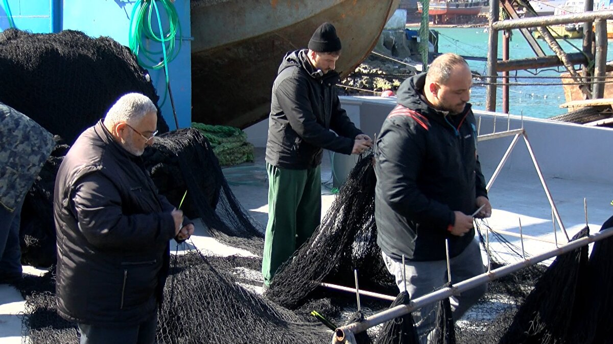 "KENDİMİZE ÇEKİ DÜZEN VERMEMİZ LAZIM"<br>Balıkçı Eyüp Şengül, yasak kararının geç alınmış bir karar olduğunu belirterek, "Bugüne kadar denizde önümüze ne geldiyse tuttuk. Yani çok balık tuttuk hale getirdik, satılmayanları denize döktük. Döktüğümüz gün bile tekrar denize çıktık, balık tuttuk. Devlet yasaklarla bir yere kadar önlem alabilir. Aslında kota getirilmesi gerekiyor" dedi. Şengül balıkçıların kendilerine çeki düzen vermesi gerektiğini ifade ederek, "Yasaklanıncaya kadar iş işten geçiyor. Hamsi avcılığı durdurulmamış olsa biz yine hamsi tutacaktık. Açıkçası kendimize çeki düzen veremiyoruz. Devletin de bu durum için önlem alması lazım. Tamam, bu yasak şimdilik kurtardı. Nisan ayına kadar belki yine tutulacaktı, yasakla önüne geçilmiş oldu. Ama gelecek sene yine aynı şey olacak. Eylül ayında sezona başlayacağız, bu tarihe kadar yine tutulacak ince balık" diye konuştu.