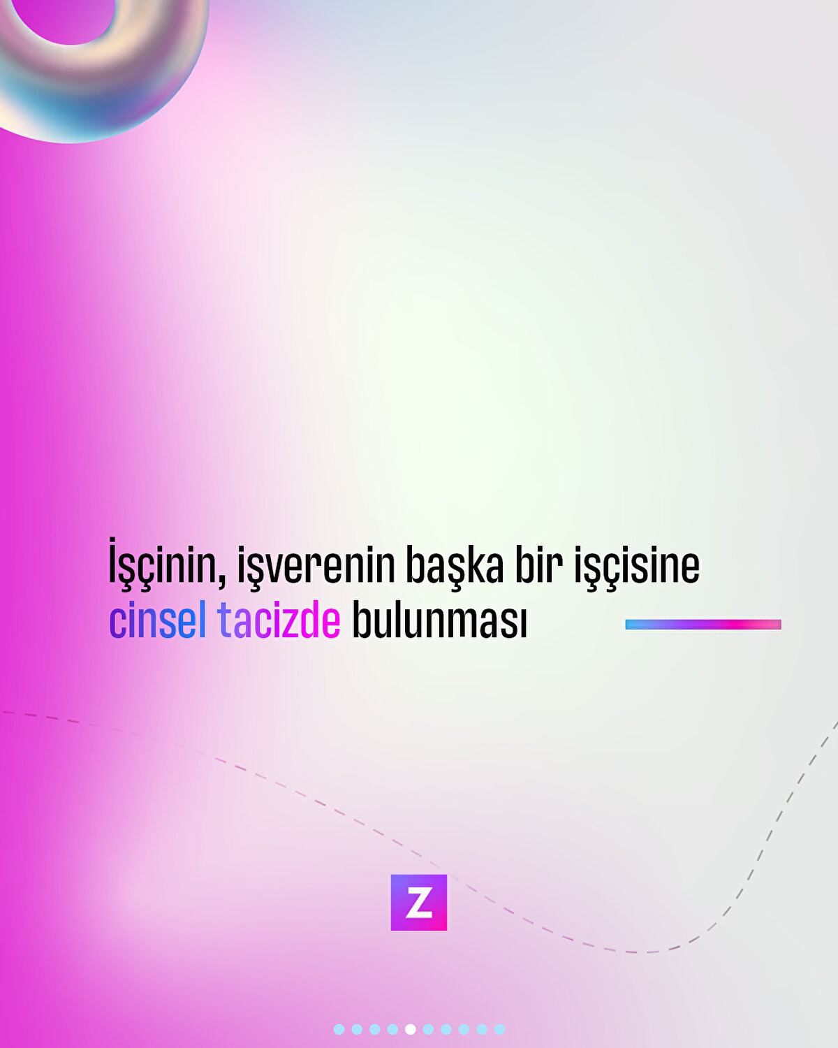 İşverenin başka bir işçisine cinsel tacizde bulunulması