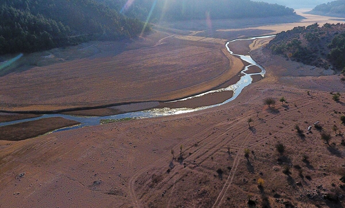 Tekel, barajdaki su seviyesinin çok düşük olduğunu anlatarak, "Şu anki su, balıkların yaşamasına yetecek kadar. İnşallah yağmurlar yağar, vatandaşlarımız da mevcut suyu daha dikkatli kullanır." ifadesini kullandı.<br>