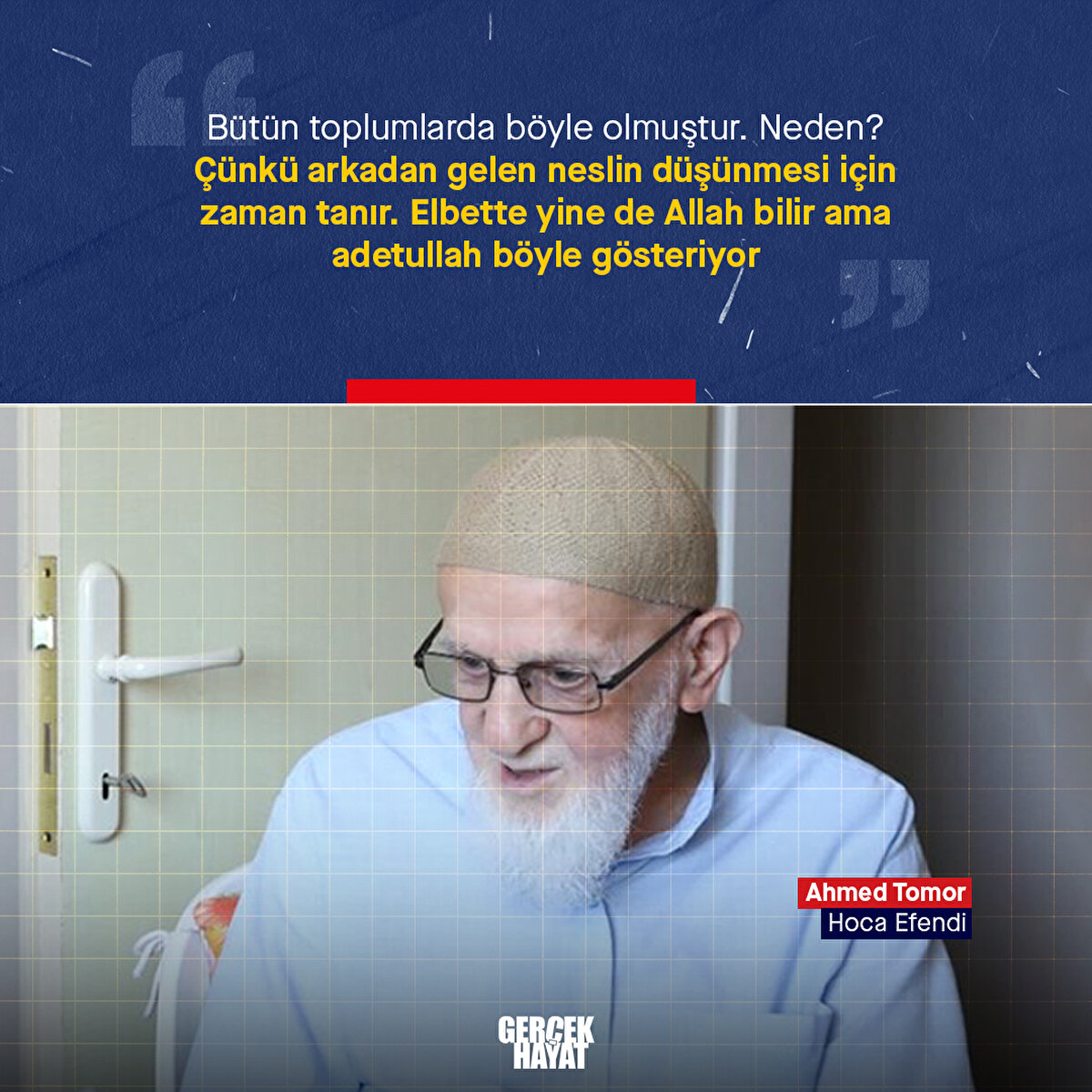 Elbette yine de Allah bilir ama adetullah böyle gösteriyor