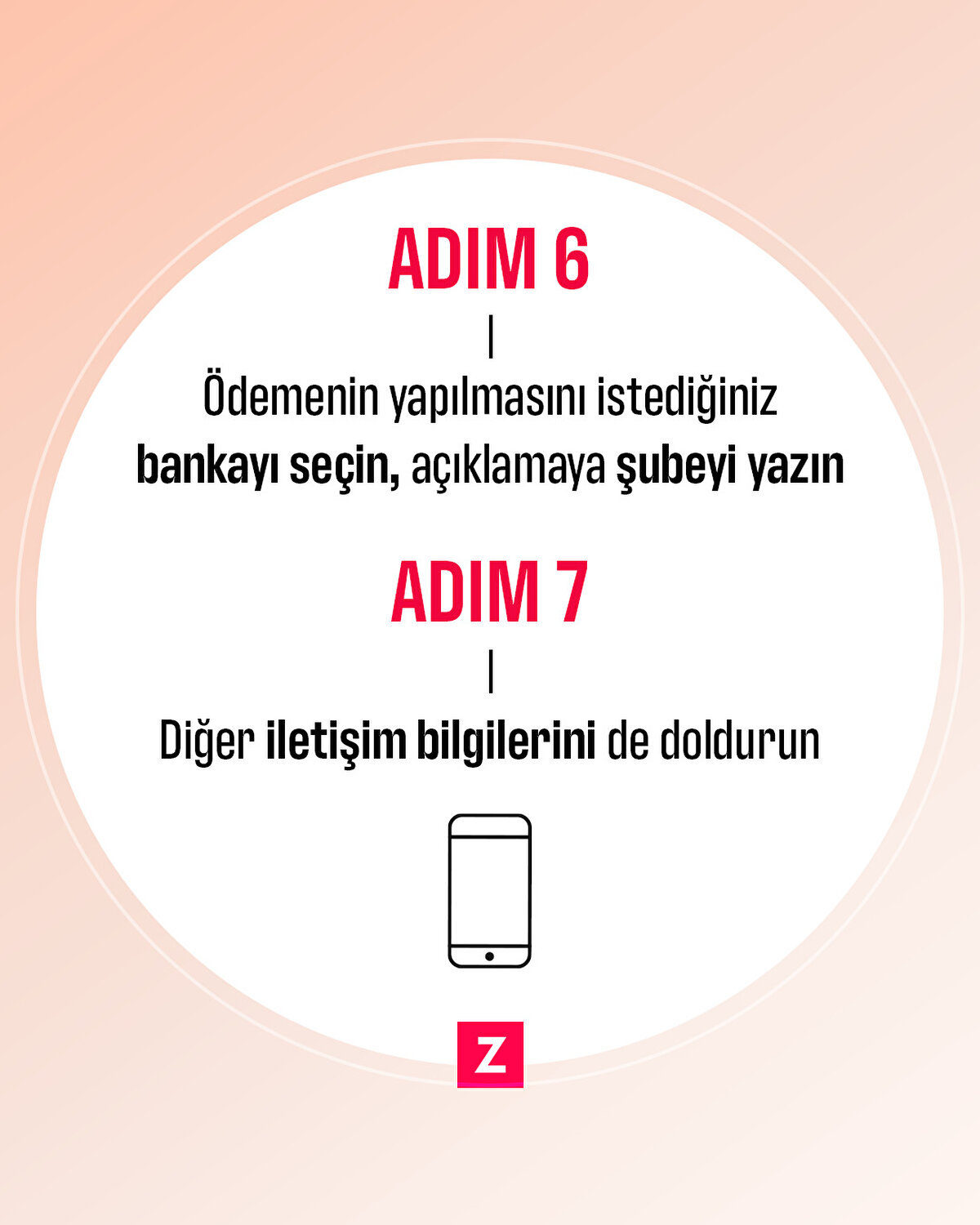 -Maaş ödemesinin yapılacağı bankayı seçtikten sonra açıklama kısmına maaşınızı almak istediğiniz şubeyi yazın

-Diğer iletişim bilgilerini de doldurun