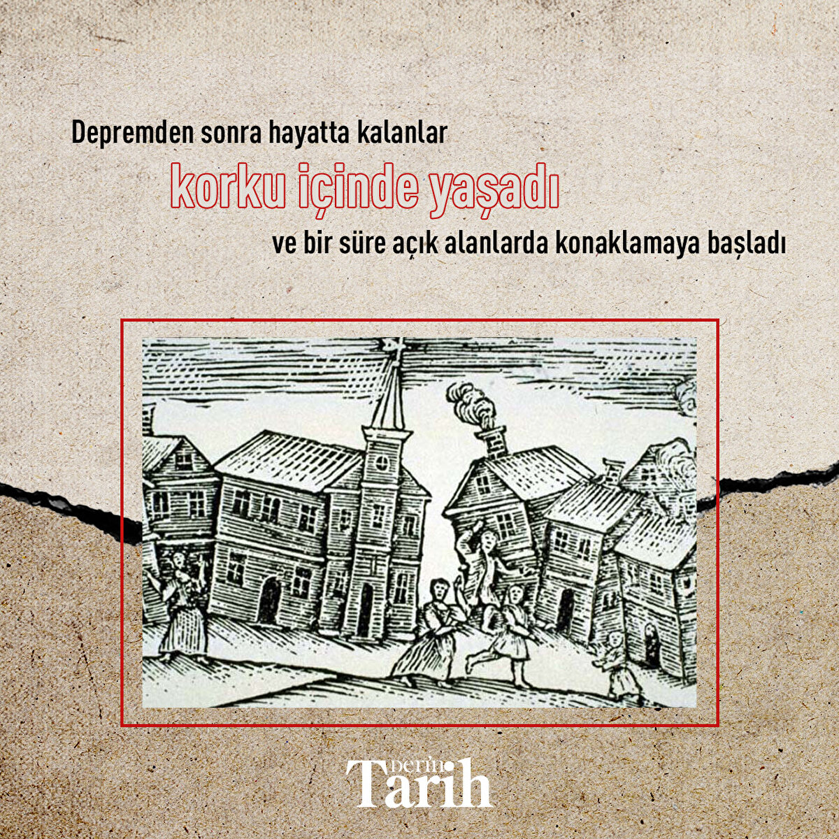 Depremden sonra hayatta kalanlar korku i&#231;inde yaşadı ve bir s&#252;re a&#231;ık alanlarda konaklamaya başladı
