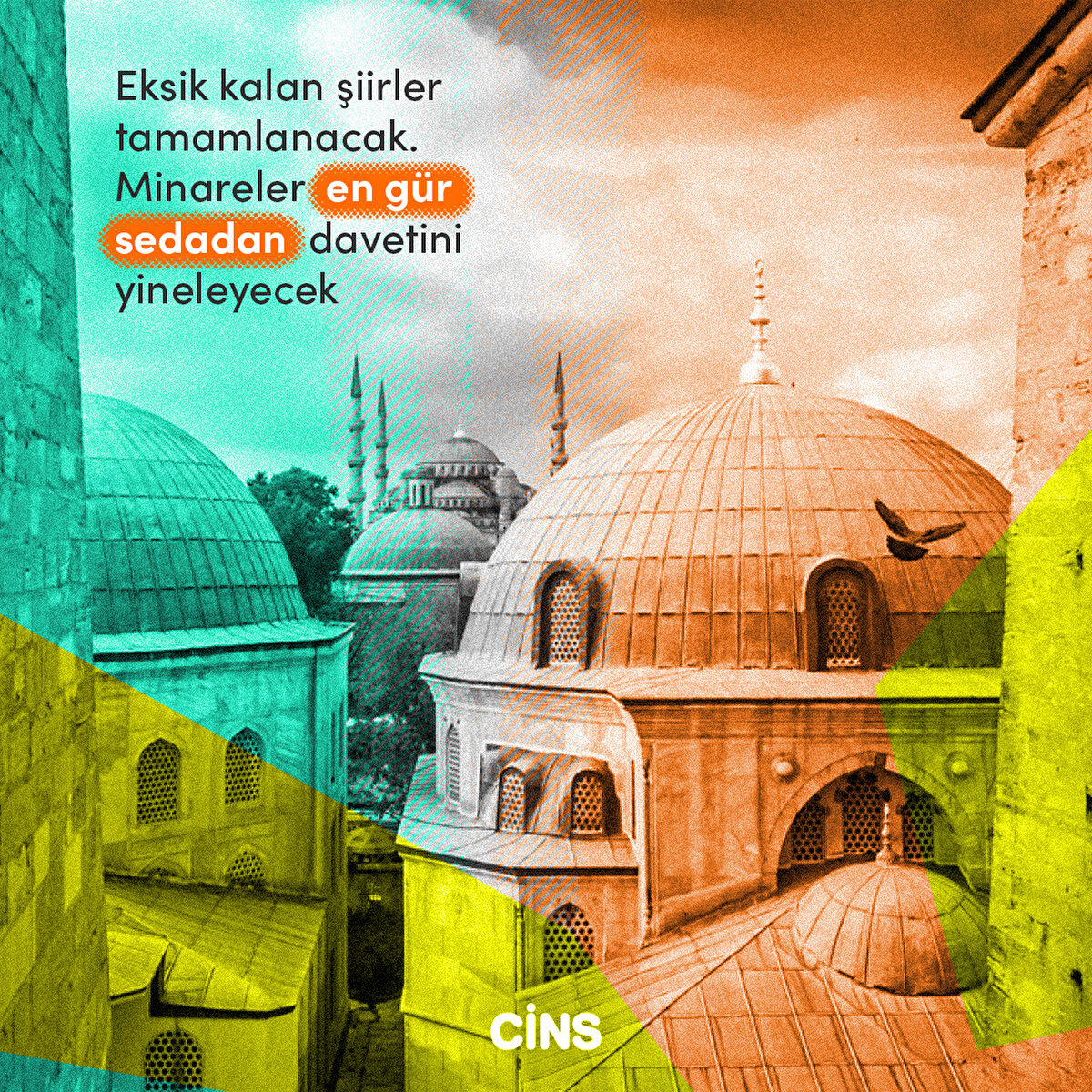 Eksik kalan şiirler tamamlanacak. Minareler en gür sedadan davetini yineleyecek