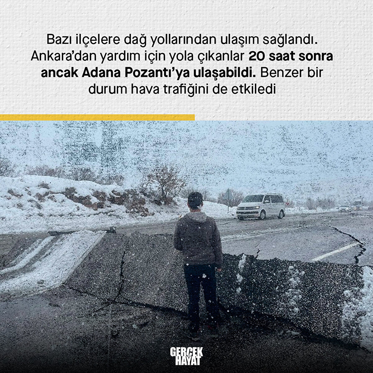 Bazı ilçelere dağ yollarından ulaşım sağlandı