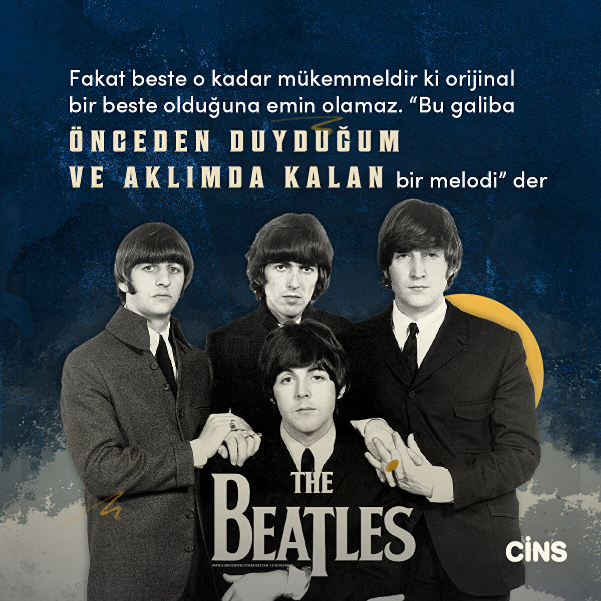 Aylarca tanıdığı müzisyenlere bu
melodiyi daha önce duyup duymadıklarını
sorar. Herkes yeni bir melodi olduğunu söyler