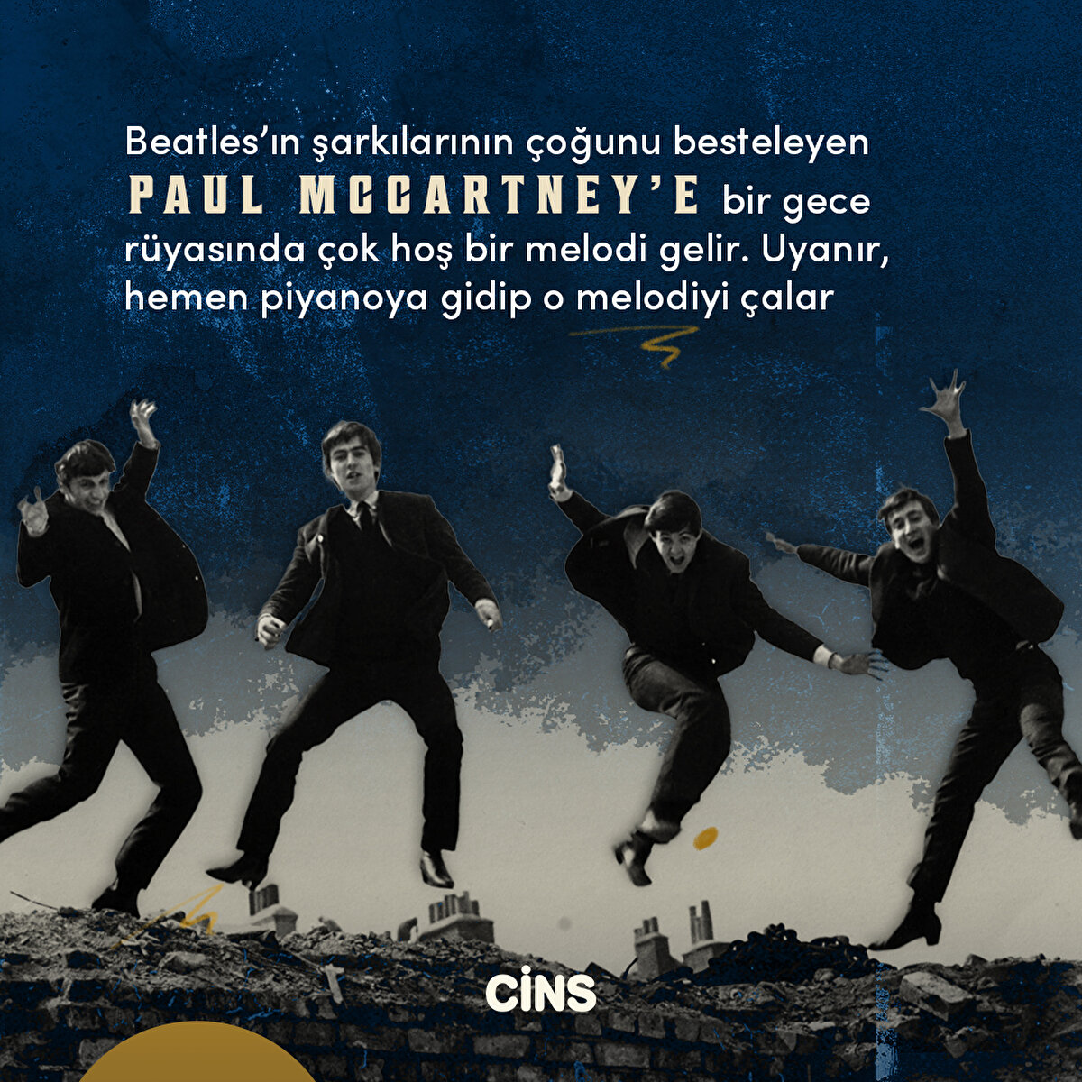 Fakat beste o kadar mükemmeldir ki orijinal bir beste olduğuna
emin olamaz. "Bu galiba önceden duyduğum ve aklımda
kalan bir melodi" der