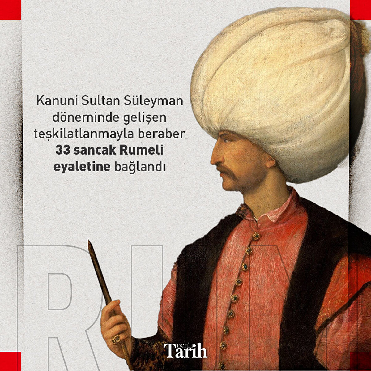 Kanuni Sultan Süleyman döneminde gelişen teşkilatlanmayla beraber 33 sancak Rumeli eyaletine bağlandı