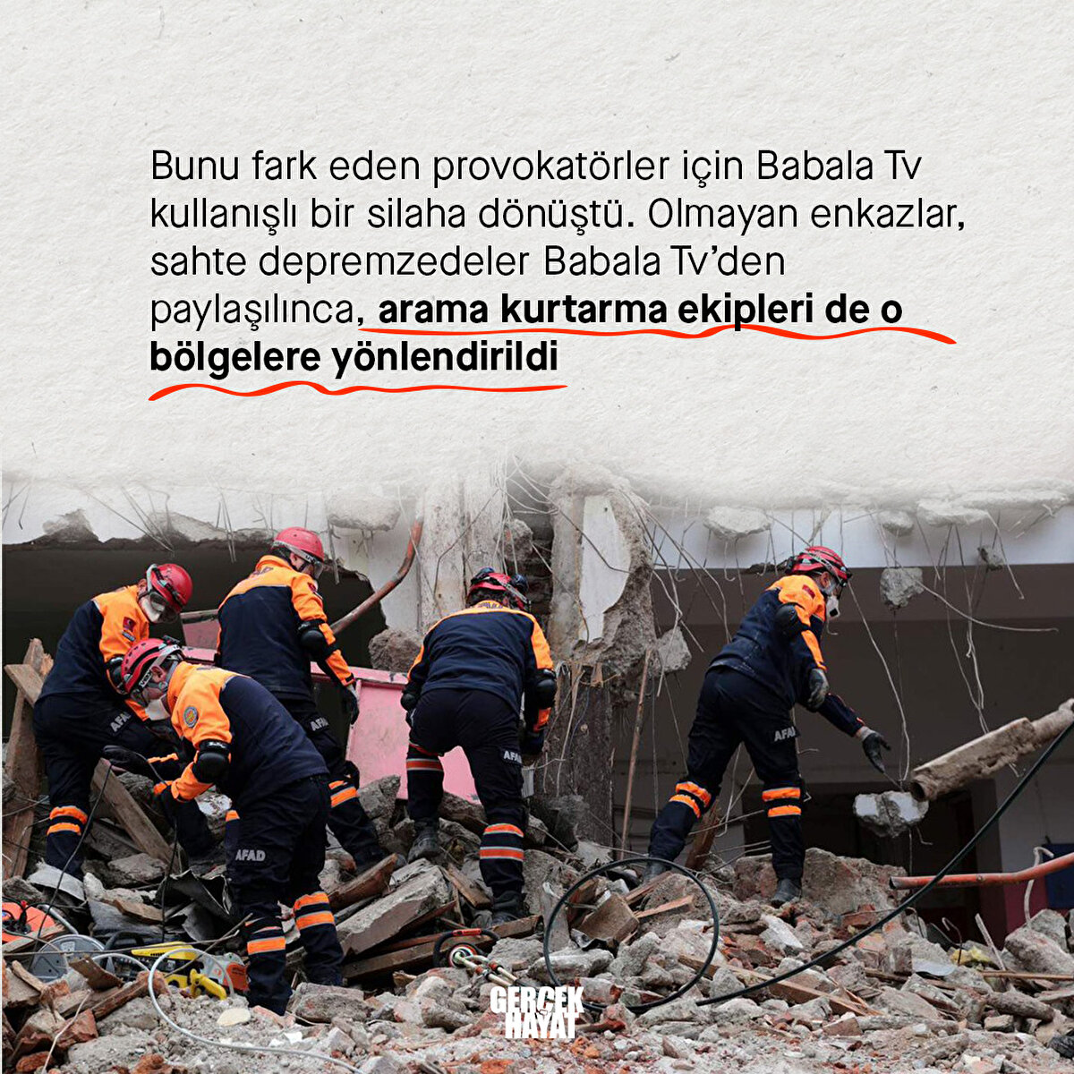 Bunu fark eden provokatörler için Babala Tv kullanışlı bir silaha dönüştü