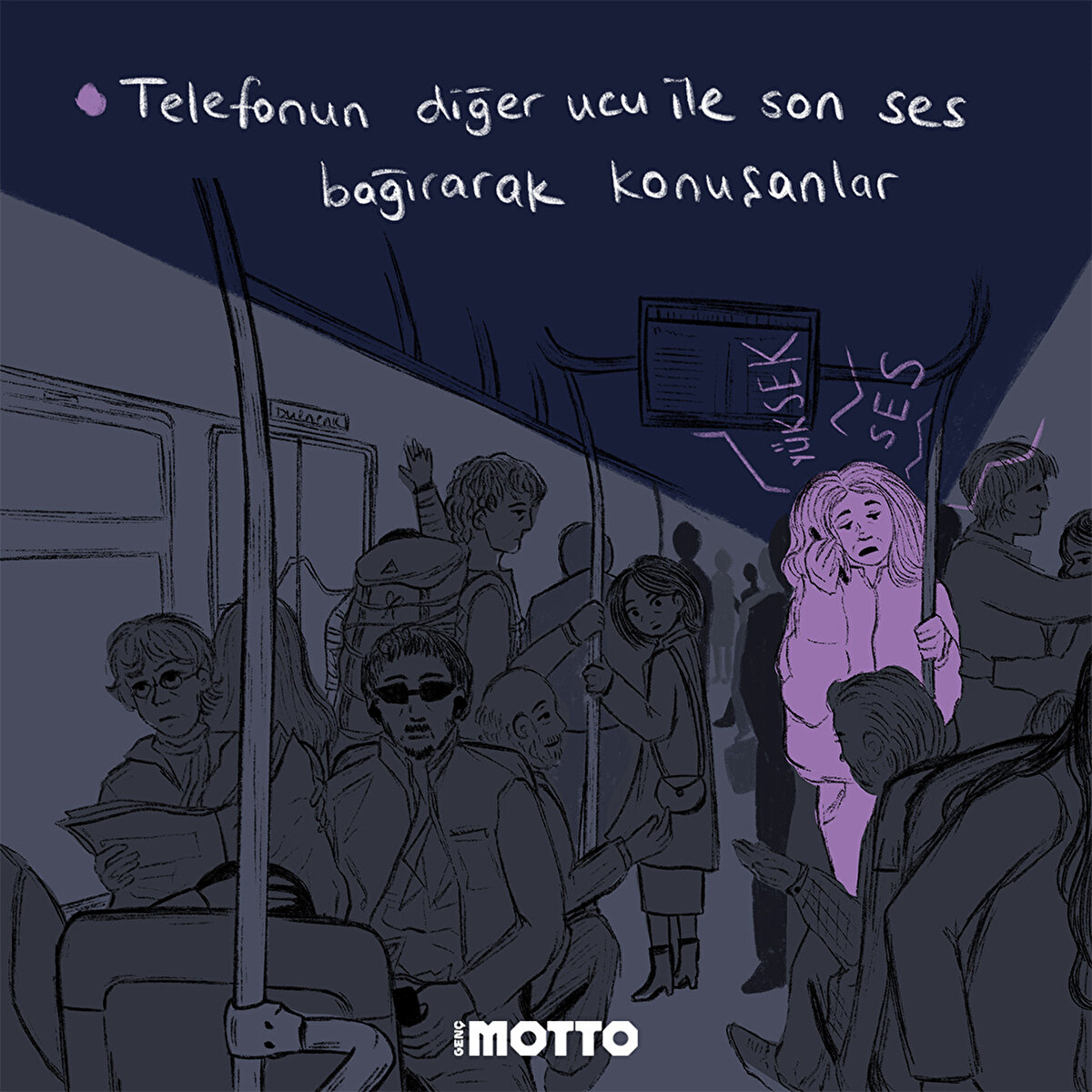 Telefonun diğer ucu ile son ses bağırarak konuşanlar 