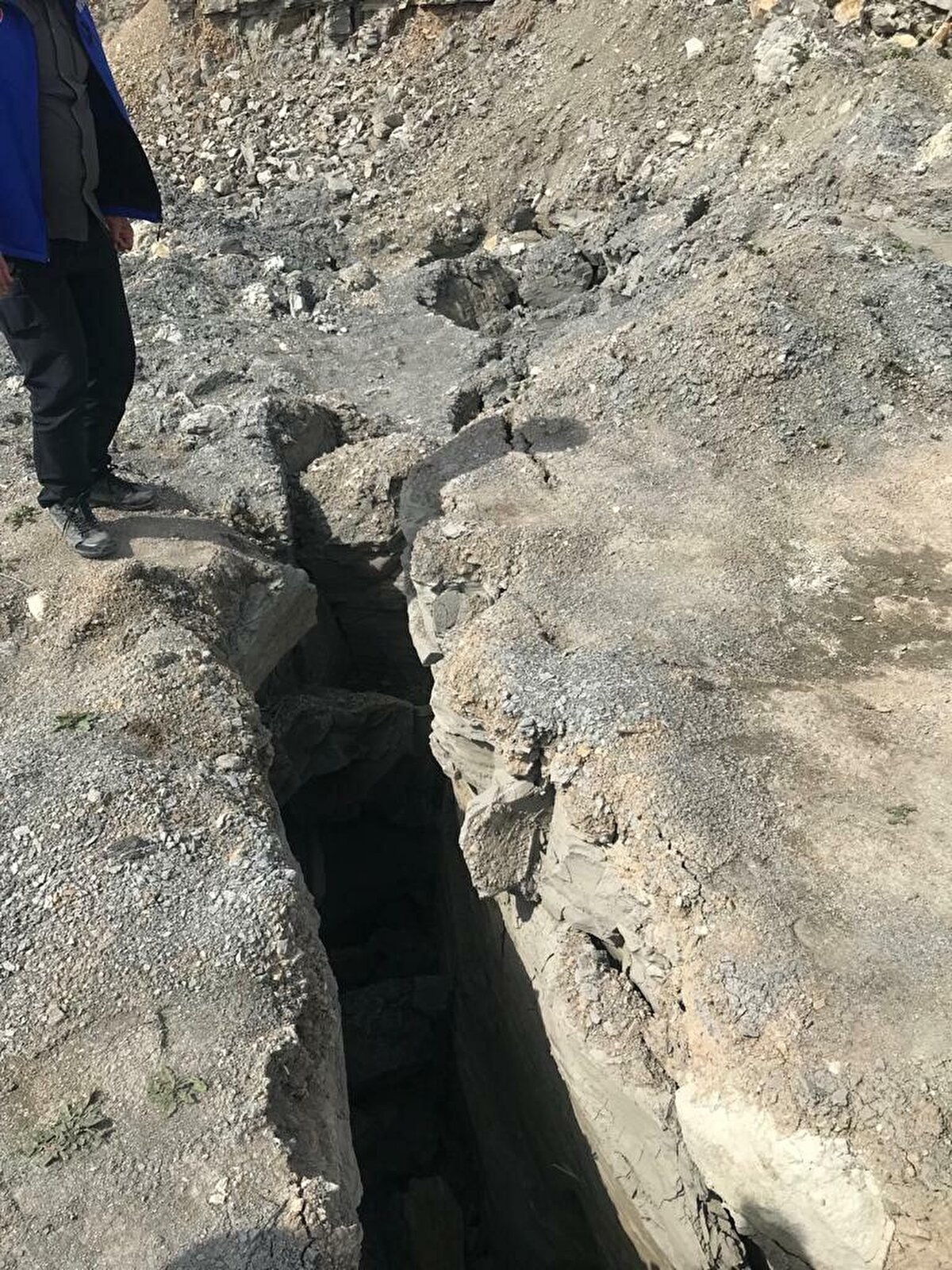 Prof. Dr. Sözbilir, zeytin ağacının sağ yanal yönde 10 metre ötelendiğinin doğru olduğunu, bu hareketin faya bağlı bir hareket olmadığını ve heyelan sonucu geliştiğine dikkati çekti.