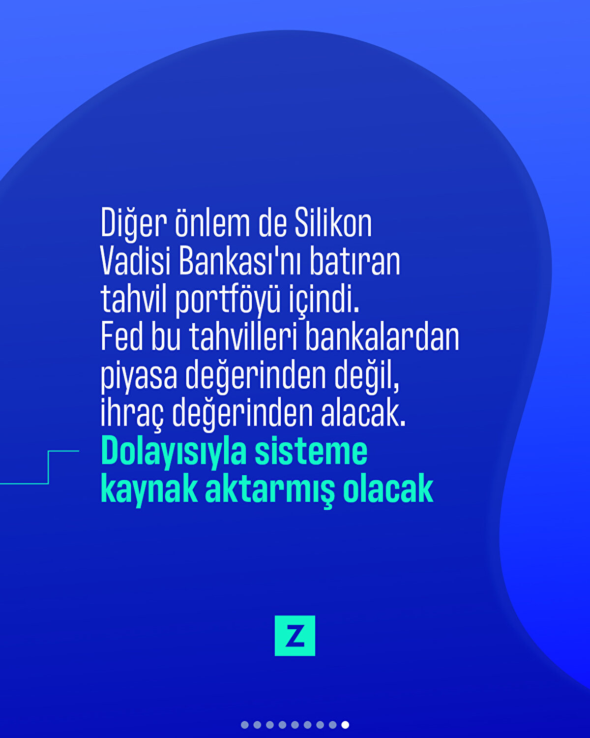 Diğer önlem de Silikon Vadisi Bankası'nı batıran tahvil portföyü içindi. Fed bu tahvilleri bankalardan piyasa değerinden değil, ihraç değerinden alacak. Dolayısıyla sisteme kaynak aktarmış olacak