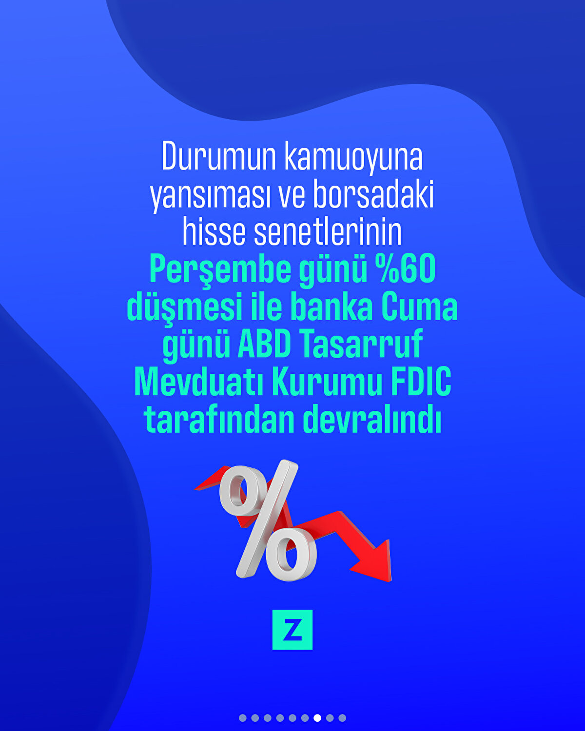 Durumun kamuoyuna yansıması ve borsadaki hisse senetlerinin Perşembe günü %60 düşmesi ile banka Cuma günü ABD Tasarruf Mevduatı Kurumu FDIC tarafından devralındı