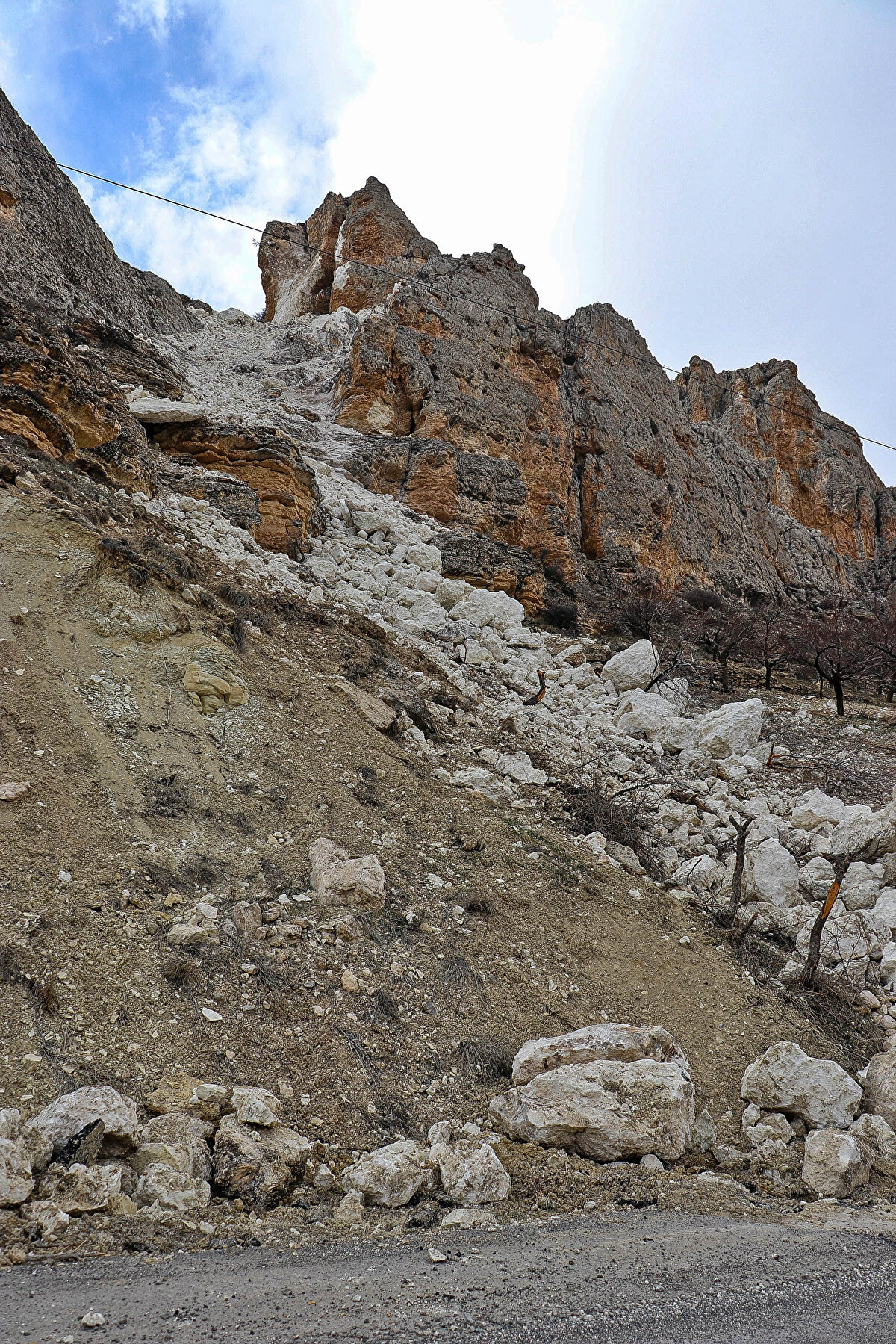 Mahallede, Büyük Sokak'taki evlerin büyük bölümünün yıkıldığını anlatan muhtar Vedat Akgün, "Sokakta bulunan evlerin 55'i tamamen yıkıldı. Geri kalanlar da ağır hasarlı. Depremde çok büyük zarar gördük. Bir an önce köyün taşınması gerektiğini düşünüyorum. Depremin ardından buradaki mahalle sakinlerimizi tahliye ederek farklı illere gönderdik. Köyümüzün daha güvenli bir noktaya taşınmasını istiyoruz. Yıkılan evlerimizin yerine yenisinin yapılması, bir dahaki depremde yine acı yaşayacağımıza işaret ediyor. Biz güvenli bir alan olması için köyün taşınmasını istiyoruz" diye konuştu.
