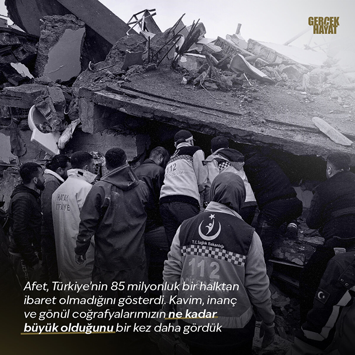 Gönül coğrafyalarımızın ne kadar büyük olduğunu bir kez daha gördük