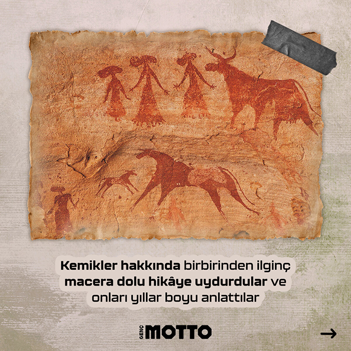 Kemikler hakkında birbirinden ilgin&#231; macera dolu hik&#226;ye uydurdular ve onları yıllar boyu anlattılar.