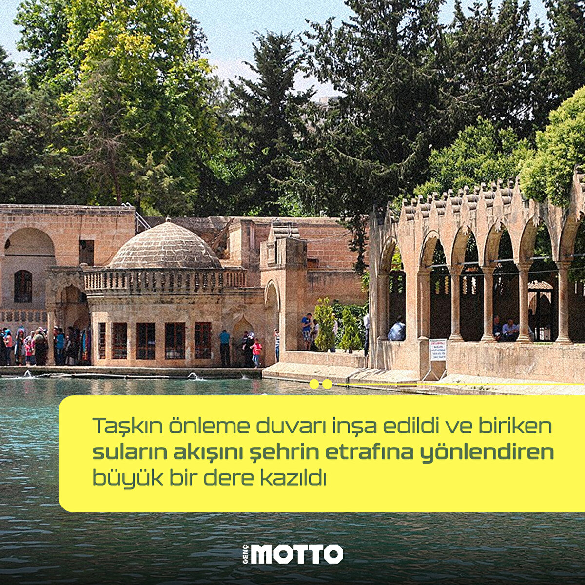 Taşkın önleme duvarı inşa edildi ve biriken suların akışını şehrin etrafına yönlendiren büyük bir dere kazıldı.