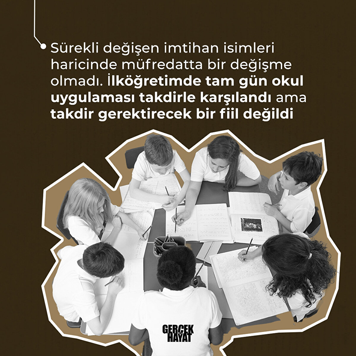 Sürekli değişen imtihan isimleri haricinde müfredatta bir değişme olmadı